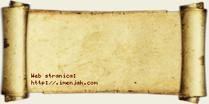 Danica Miljanić vizit kartica